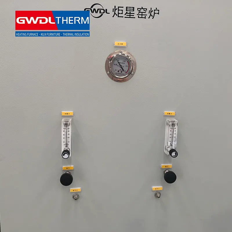 1000°C Sealed Vacuum Atmosphere Box Furnace with Quartz Glass Liner