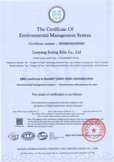 Environmental Management Certification