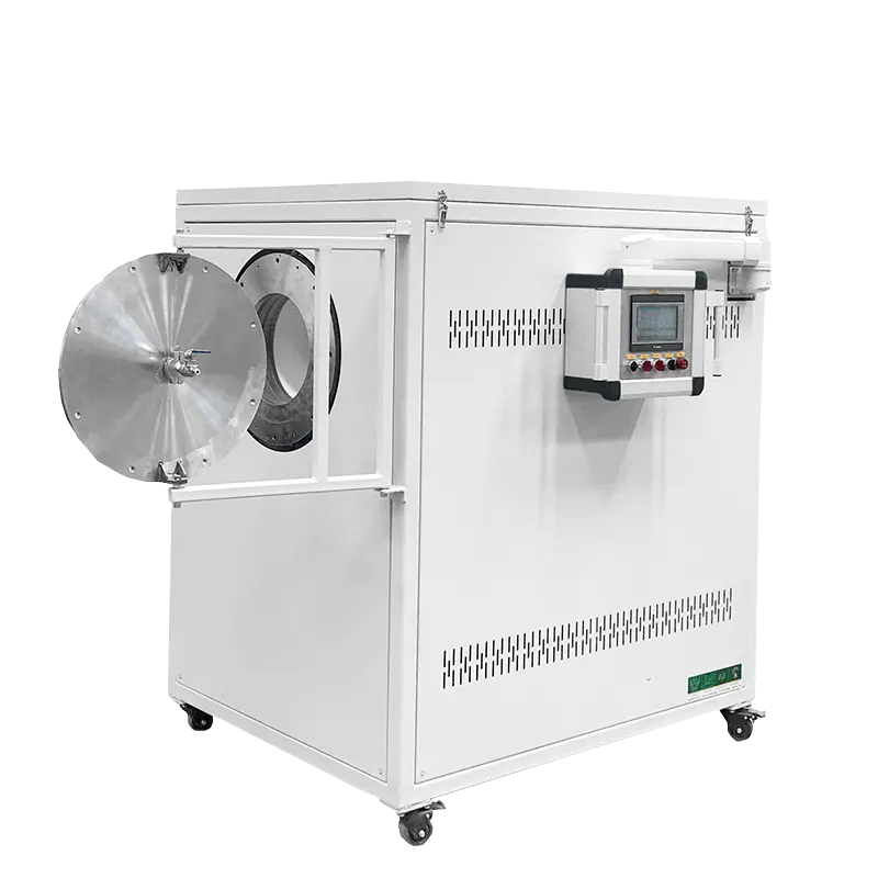 1000°C Sealed Vacuum Atmosphere Box Furnace with Quartz Glass Liner