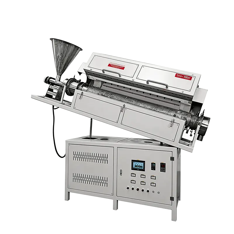 1000°C Three-Zone Inclined Rotary Tube Furnace