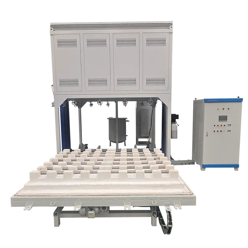 1100°C Vacuum Atmosphere Lifting Furnace