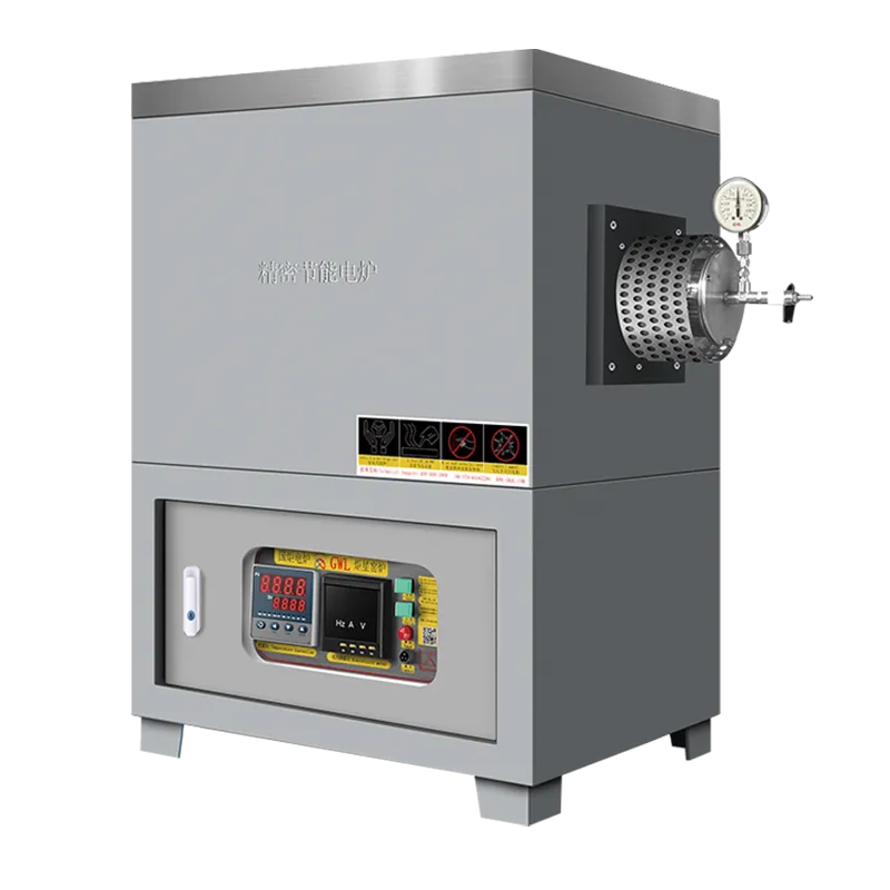 1200℃ High Temperature Tube Furnace with Quartz Glass TubeHigh-Temperature Tube Furnace
