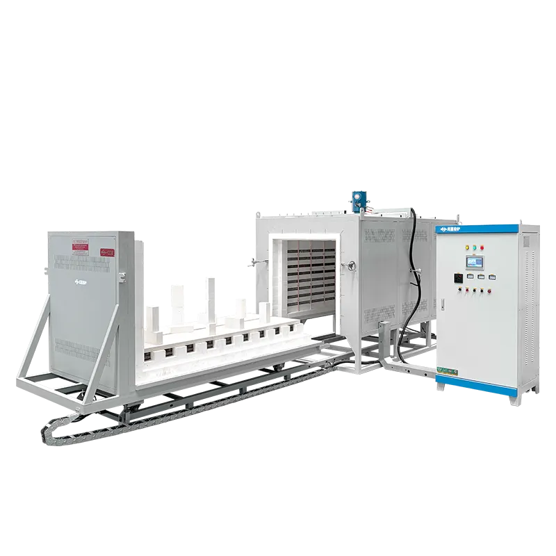1200°C Car-Bottom Furnace with Motorized Platform & Air Circulation