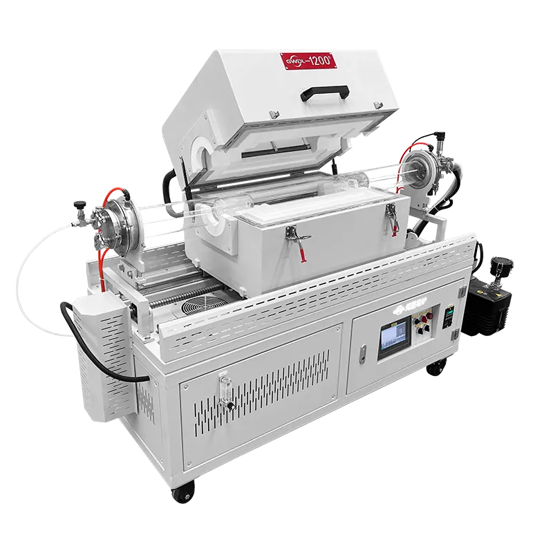Horizontal rail-sliding tube configuration，Integrated vacuum chamber