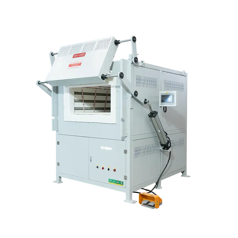 1200°C Pneumatic Top-Opening Box-Type Electric Furnace for Laboratories