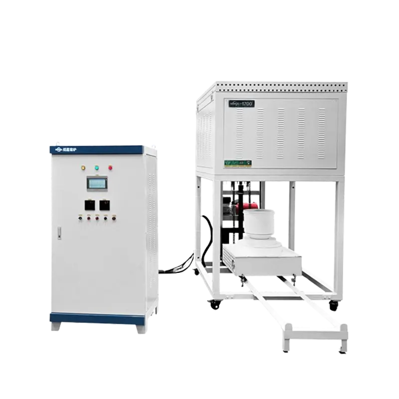 1700°C 10L Glass and Ceramic Frit Melting Furnace