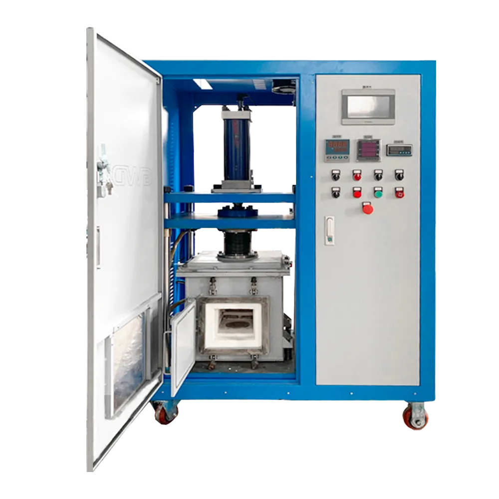 1700℃ hot-press electric furnace (vacuum atmosphere)  high-precision temperature control, adjustable hydraulic pressure, exportable data, special for scientific research