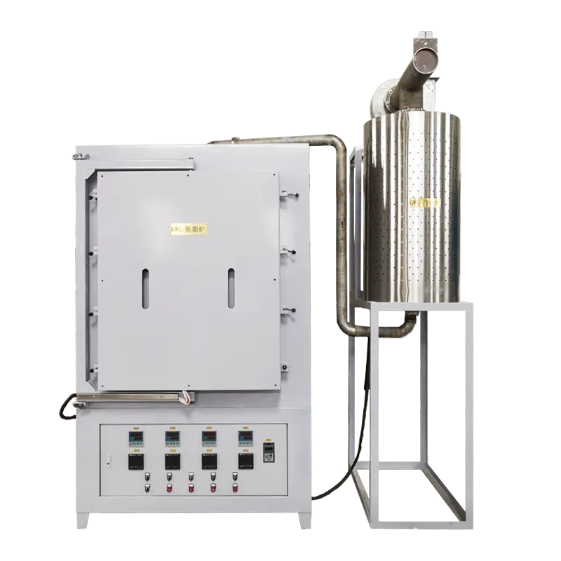 Degreasing Exhaust Purification Combination Furnace | Box Furnace with VOC Gas Treatment