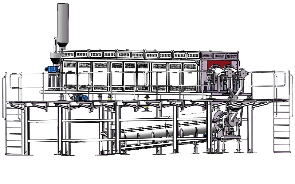 1150℃ Double Quartz Tube Rotary Furnace | GWDL-1150QDR Calcination System