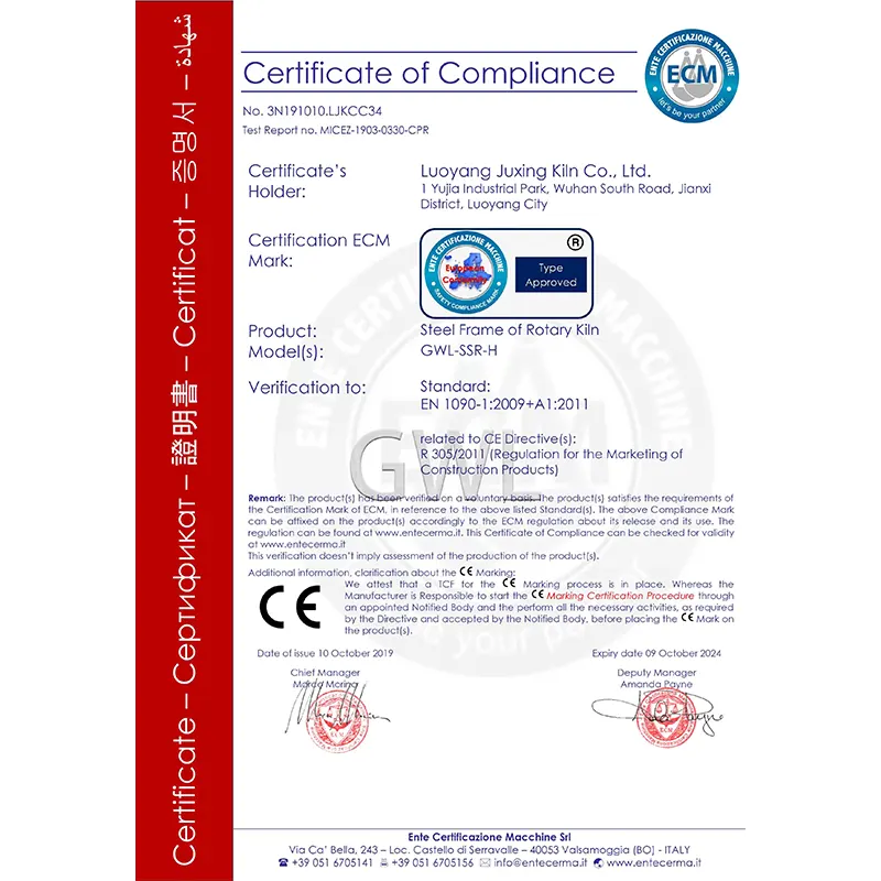 GWDL Series Electric Furnace Steel Platform Awarded EU CE Certification