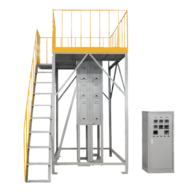 1000℃–1700℃ Large Vertical Split Tube Furnace