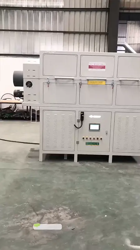 Электрическая печь с вращающейся трубкой GWL-1400 градусов